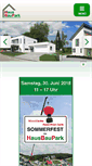 Mobile Screenshot of hausbaupark.de